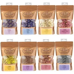 8 bouquets de fleurs séchées décoratives 10 g