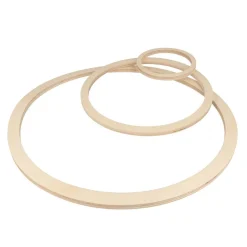 3 cercles en bois 13/ 26/ 40 Cm