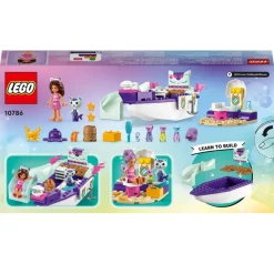 10786 Gabby et la Maison Magique Le Bateau et le Spa de Gabby et Marine, Set avec Salon de Beauté, Figurines et Accessoires, Jouet pour Filles, Garçons, Enfants Dès 4 Ans