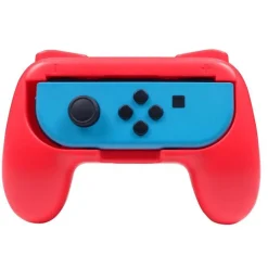 2 grips manette pour Joy Cons Bleu et Rouge