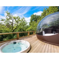 2 jours insolites en bulle en famille avec bain bouillonnant privatif et vélo entre Bordeaux et Toulouse - Coffret Cadeau Séjour