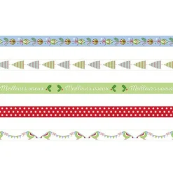 5 masking tapes - Noël classique