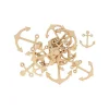 30 mini décorations en bois - Ancres de bateau
