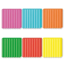 6 pains de pâte polymère