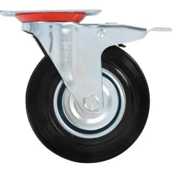 12 pcs Roulettes pivotantes 125 mm