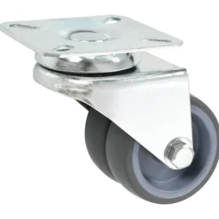 16 pcs Roulettes pivotantes doubles 50 mm