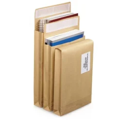 10 pochettes kraft renforcées dépliables - 22,9 x 32,4 cm