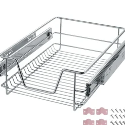 4 tiroirs de rangement téléscopiques
