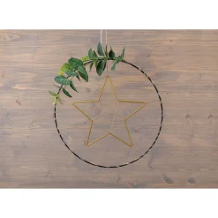 3 étoiles en métal doré 20/ 30/ 40 cm