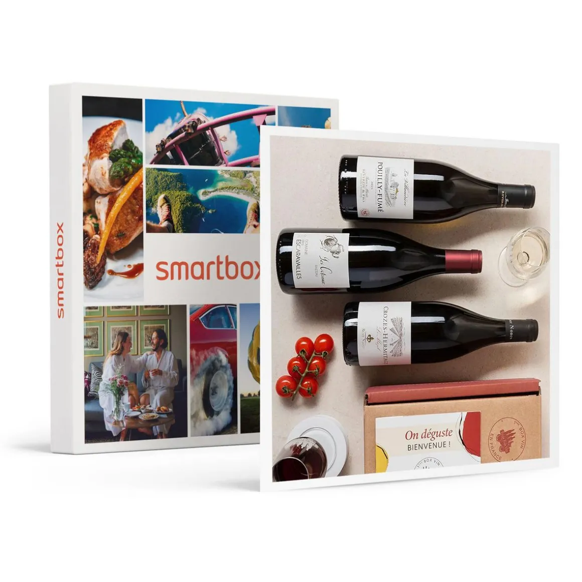 Abonnement de 6 mois : 3 grands vins par mois et livret de dégustation - Coffret Cadeau Gastronomie