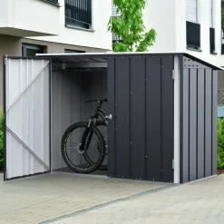 Abri à vélos - Métal - Anthracite - 2,05m²