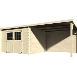 Abri chalet de jardin bois - 15.77m² - EDEN