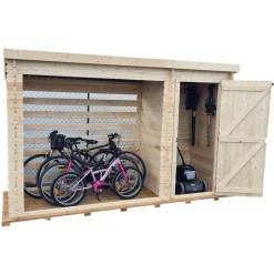 Abri de jardin bois - Monopente - 4m²