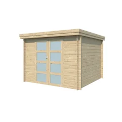 Abri de jardin bois - toit plat - 7,26m² - APETINA