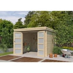 Abri de jardin bois - toit plat - 7,26m² - APETINA