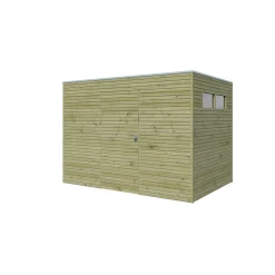 Abri de jardin en bois QBH2 300X210 - traité autoclave en autoclave 6m2