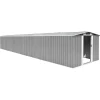 Abri de jardin Gris 257x779x181 cm Acier galvanise