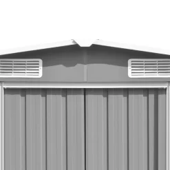 Abri de jardin Gris 257x779x181 cm Acier galvanise