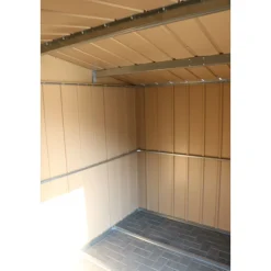 Abri de jardin métal - Imitation bois - 7,75m²