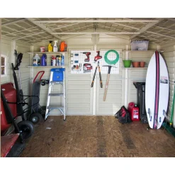 Abri de jardin PVC - 9,79m² - WOODSTYLE PREMIUM