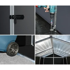 Abri de jardin résine - 4,2m² - RUBICON SHED