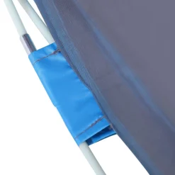 Abri de plage tente de plage pliable pop-up automatique instantané protection UV fenêtre arrière grand tapis de sol bleu ciel