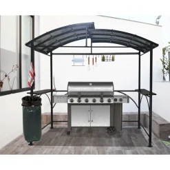 Abri pour barbecue - l263xP150xH232/240cm
