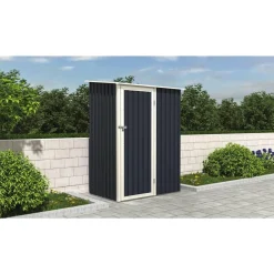 Abris de Jardin métal Vega II - 1.35 m² -Gris