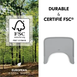 Accessoires de chaise haute en bois Alpha Wooden Tray