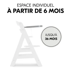 Accessoires de chaise haute en bois Alpha Wooden Tray