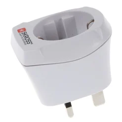 Adaptateur secteur de voyage Europe vers Royaume-Uni