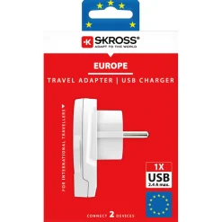 Adaptateur World to Euro - Blanc