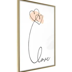 Affiche Murale Encadrée Love Balloon