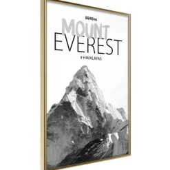 Affiche Murale Encadrée Peaks of the World Mount Everest