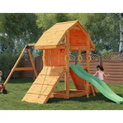 Aire de jeux Buffalo avec balançoire double - Fungoo