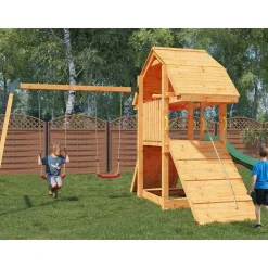 Aire de jeux Buffalo avec balançoire double - Fungoo