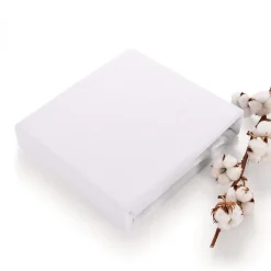 Alèse, protège matelas imperméable et respirant - Coton et TPU - 140 x 200 cm - Blanc