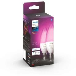 Ampoule LED connectée HUE W&C E14 4W x2