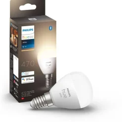 Ampoule LED connectée HUE White E14 Sphérique