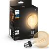 Ampoule LED connectée HUE White E27 9W Filament Globe
