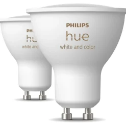Ampoule LED connectée Hue White & Colors GU10 x2