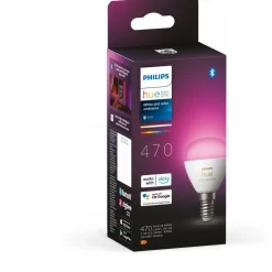 Ampoule LED connectée HUE W&C E14 Luster 5.1W