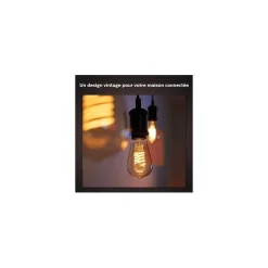 Ampoule LED connectée HUE White E27 9W Filament Edison