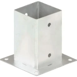 Ancres de poteau 4 pcs Metal galvanise 91 mm