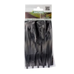 Ancres pour bordure de jardin - PP, noir x10