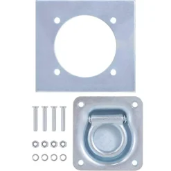 Anneau d'arrimage pour remorque 6 pcs Acier galvanise 2000 kg