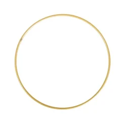 Anneau en métal doré ø 20 cm