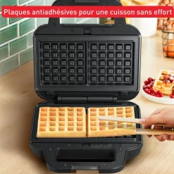 Appareil à croque 3 en 1 SW383D10 - Noir