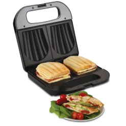 Appareil à croque-monsieur Q.5994 - Noir