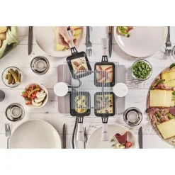 Appareil à raclette 4 personnes 009408 - Transparent